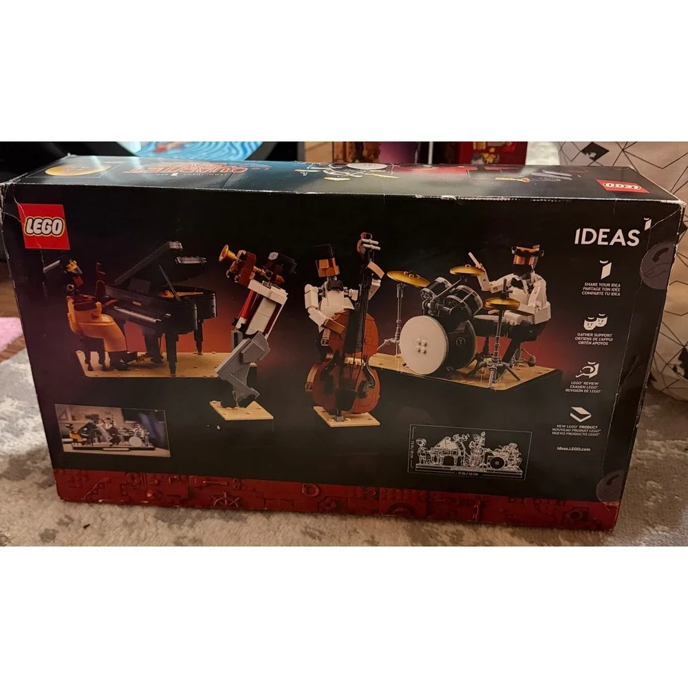 Lego Jazz Quartet Set - Black, Red, Gold, White